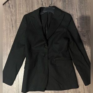 Black suit jacket with pockets